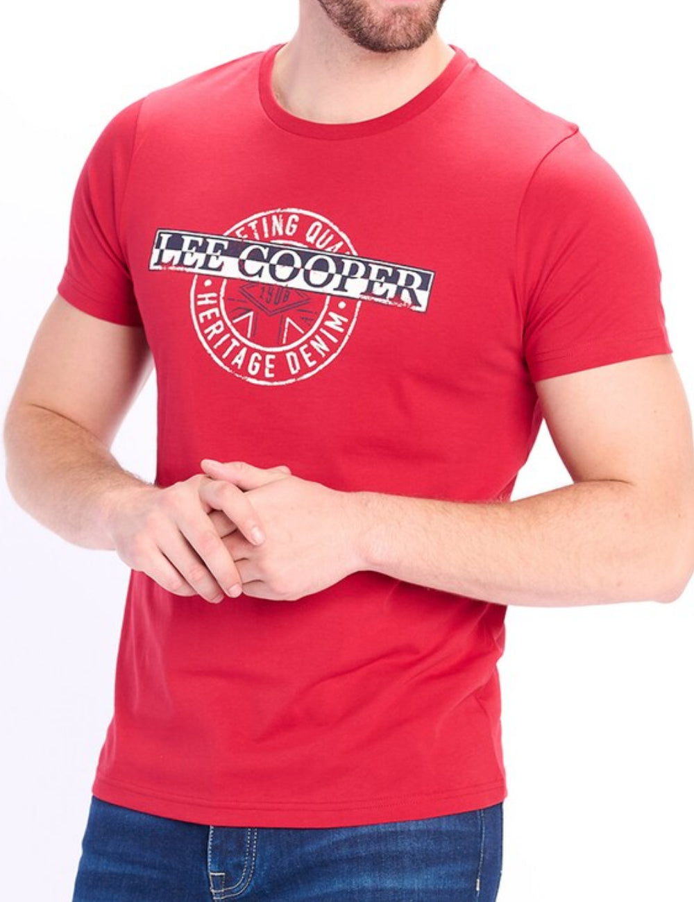 Lee Cooper póló, piros