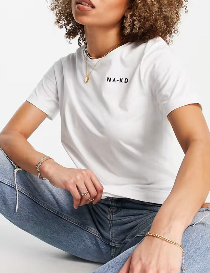 Tricou Na'kd, alb