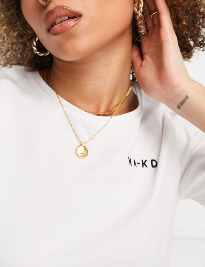 Tricou Na'kd, alb