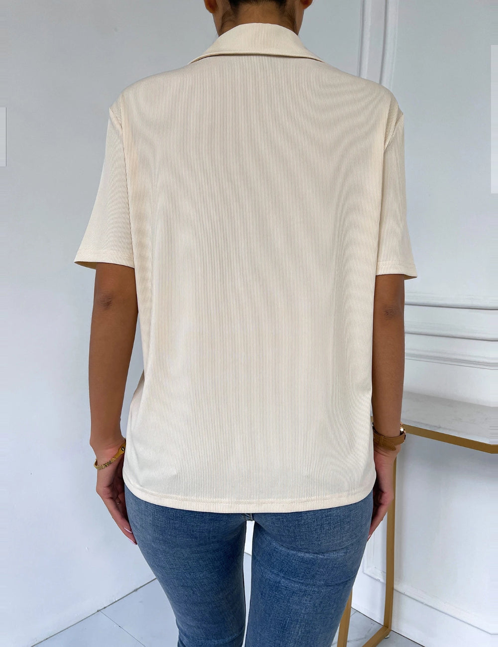 Tricou Shein, bej