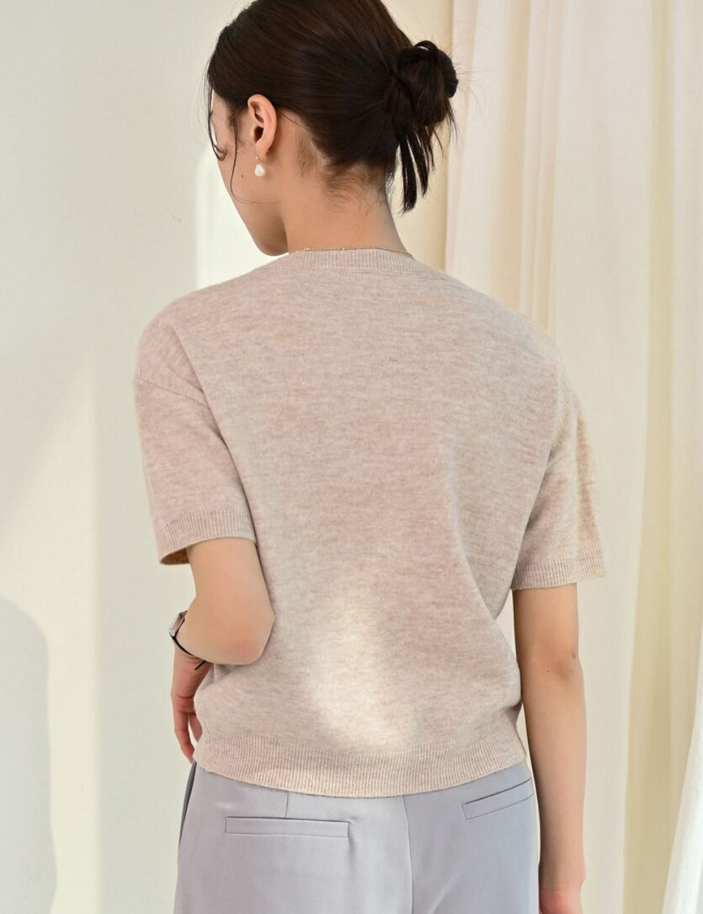 Tricou Shein, bej