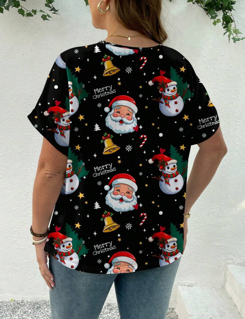 Shein Curve+ póló, vegyes színek