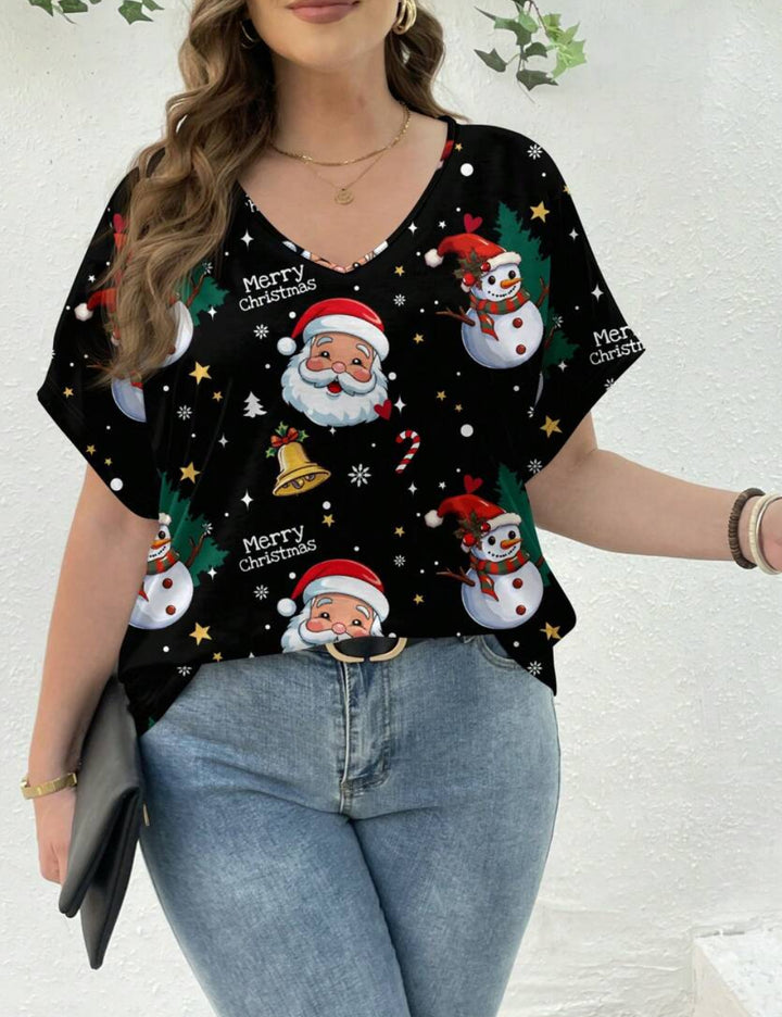 Shein Curve+ póló, vegyes színek