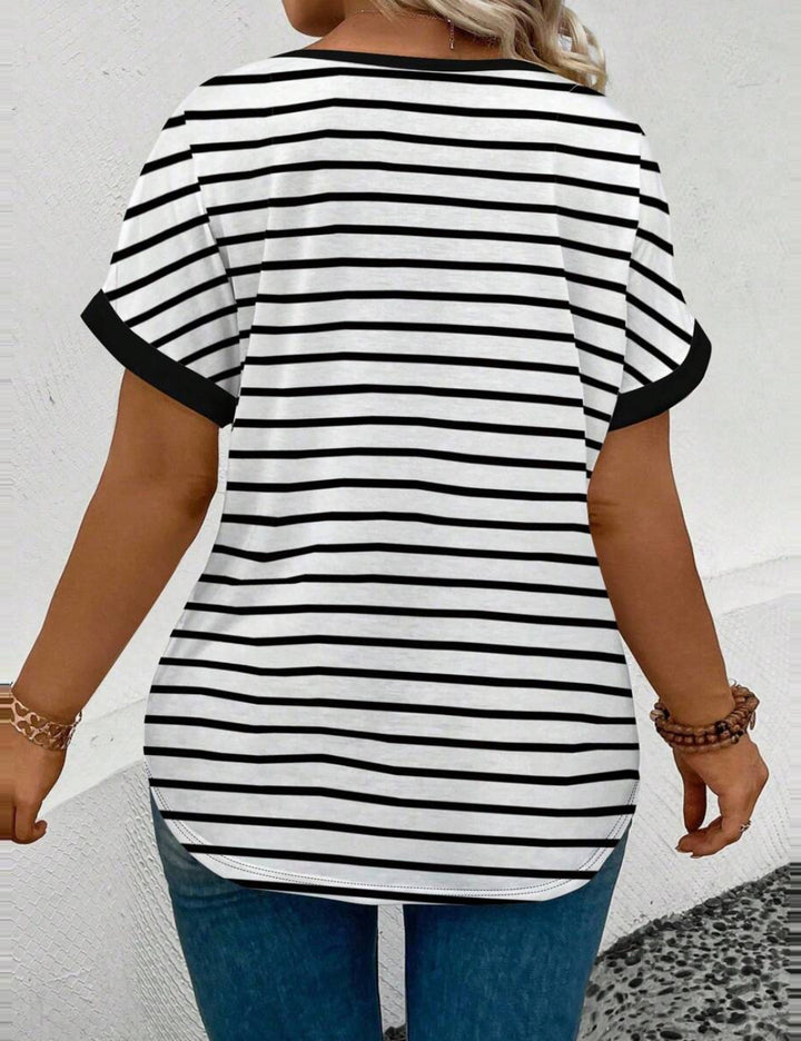 Shein Curve+ póló, vegyes színek