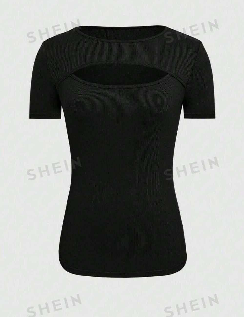 Shein póló, fekete