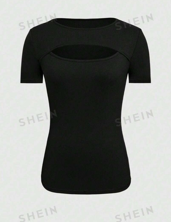 Shein póló, fekete