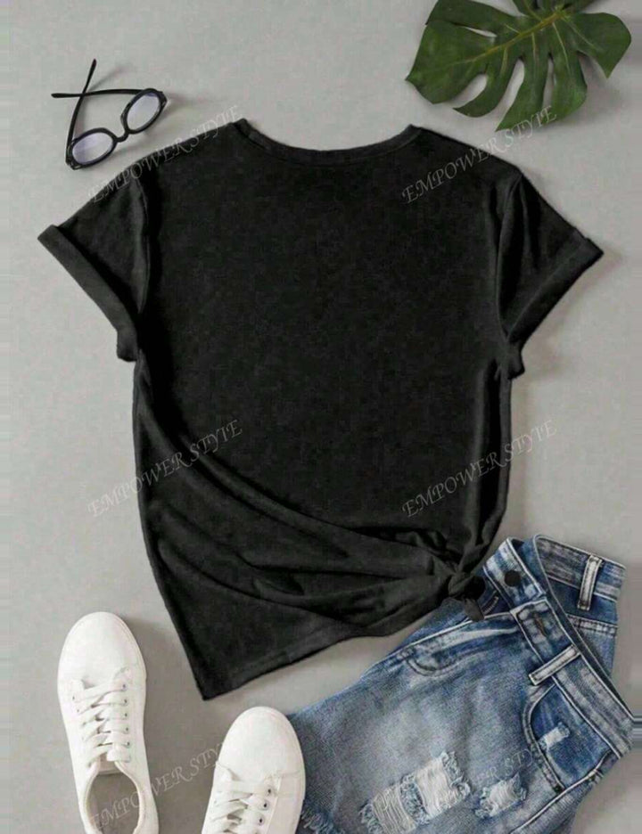 Shein póló, fekete