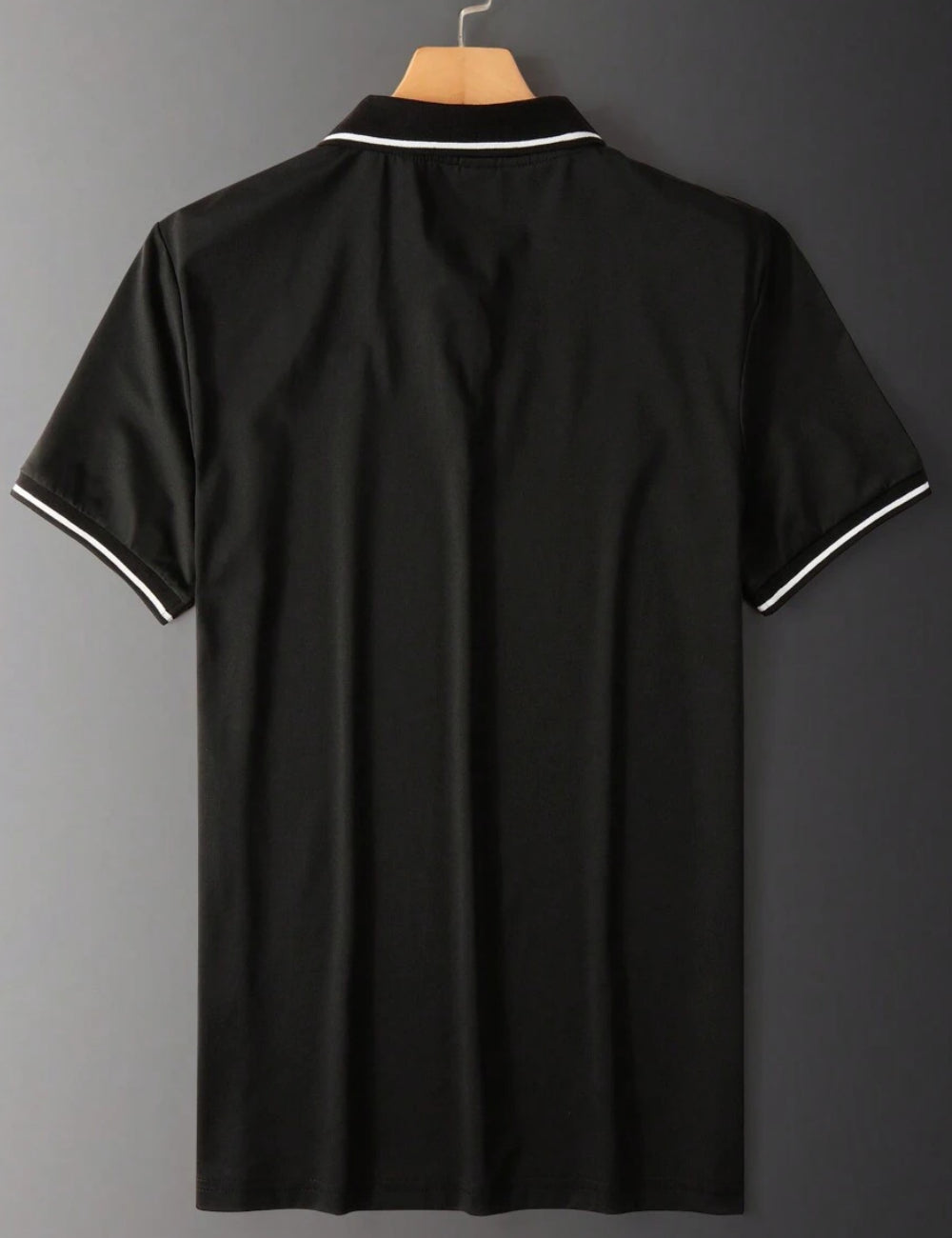 Shein MANFINITY póló, fekete