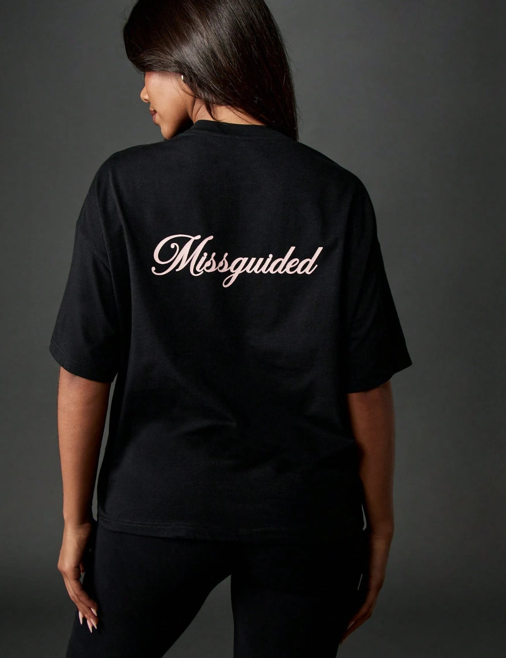 Tricou Shein Missguided, negru