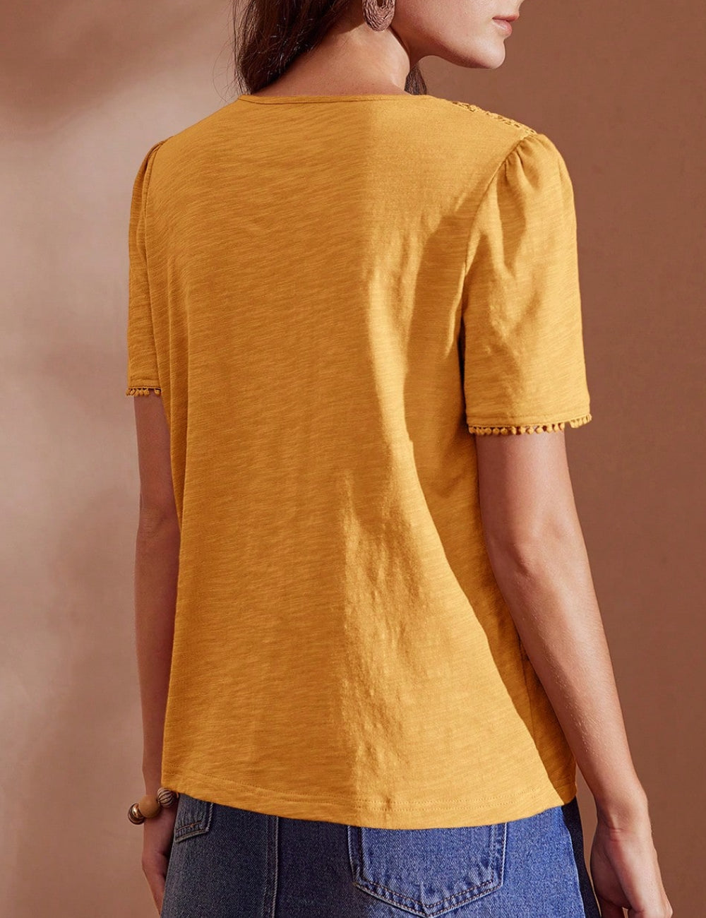 Tricou Shein, portocaliu