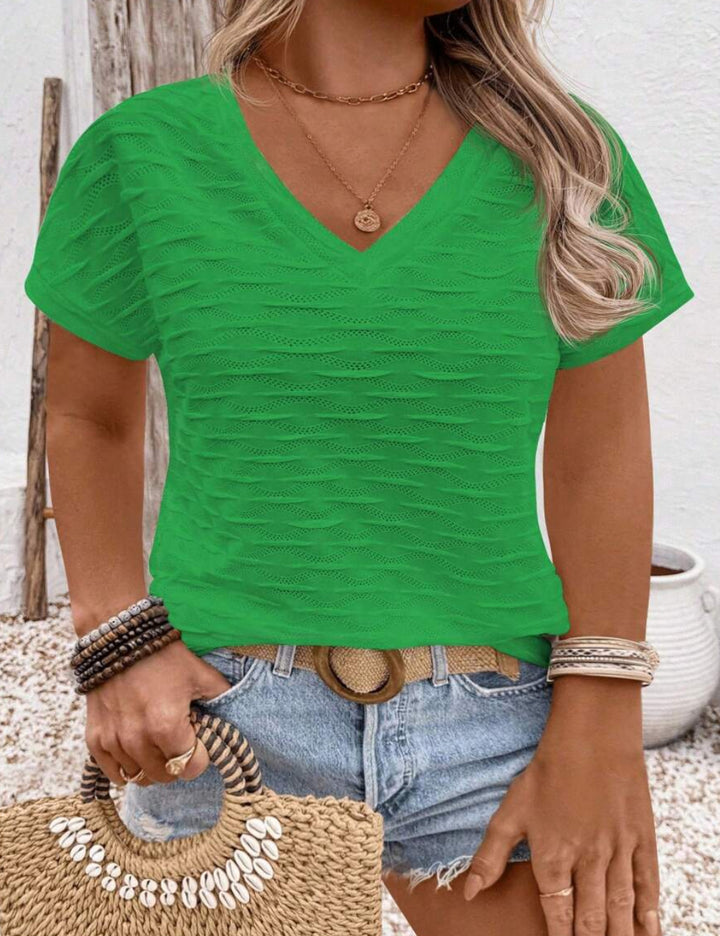 Tricou Shein Curve+, verde