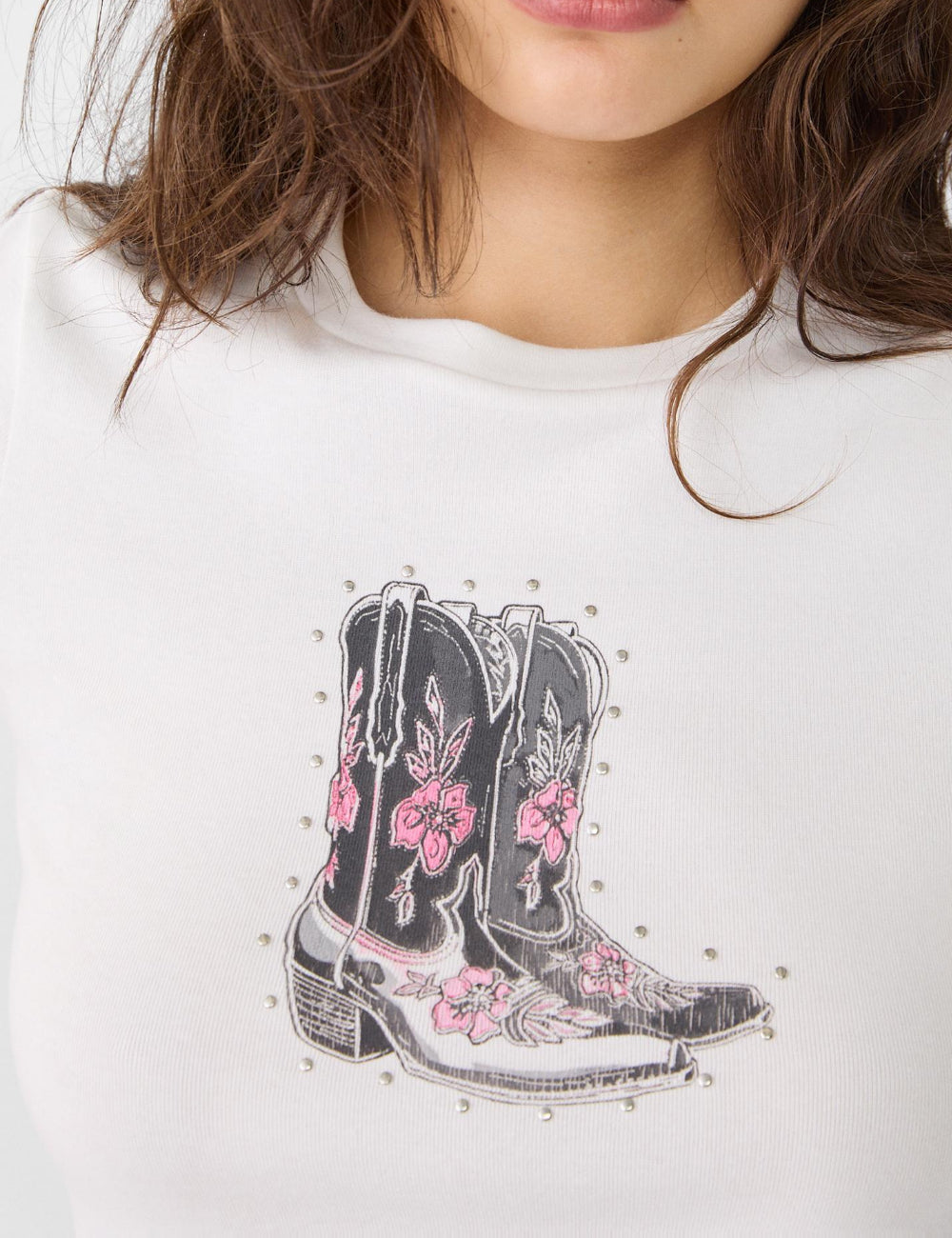 Tricou Stradivarius, alb