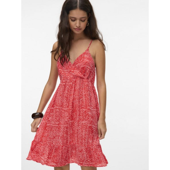 VERO MODA mini ruha, piros
