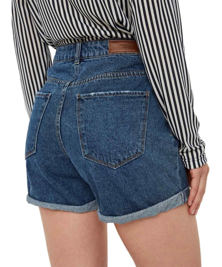Pantaloni scurți VERO MODA, albastru