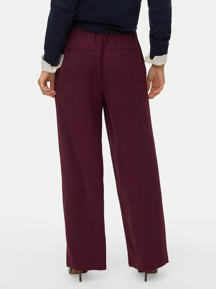 Pantaloni VERO MODA, vișiniu