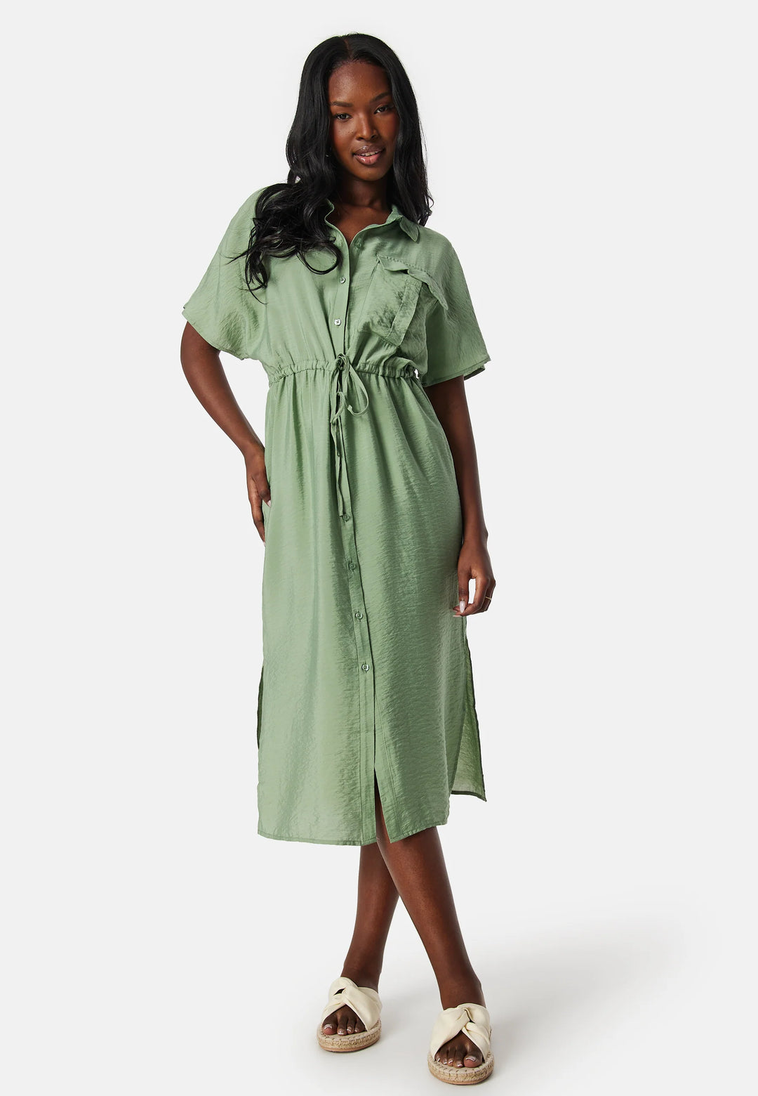 Rochie midi VERO MODA, verde