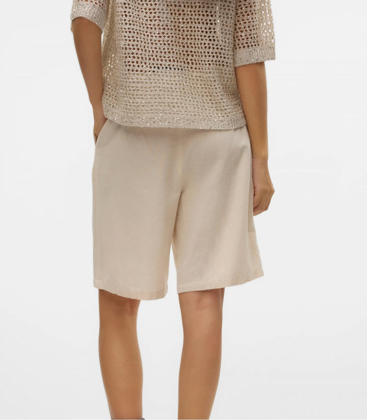 VERO MODA bézs rövidnadrág