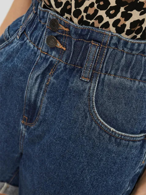 Pantaloni scurți de blugi VERO MODA, albastru