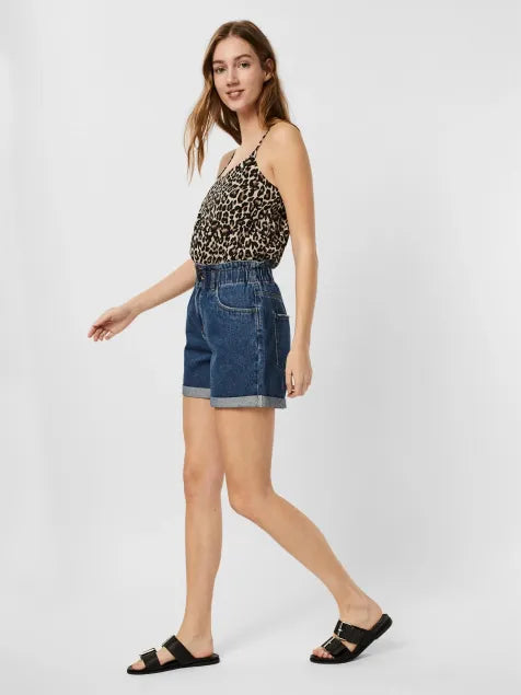 Pantaloni scurți de blugi VERO MODA, albastru