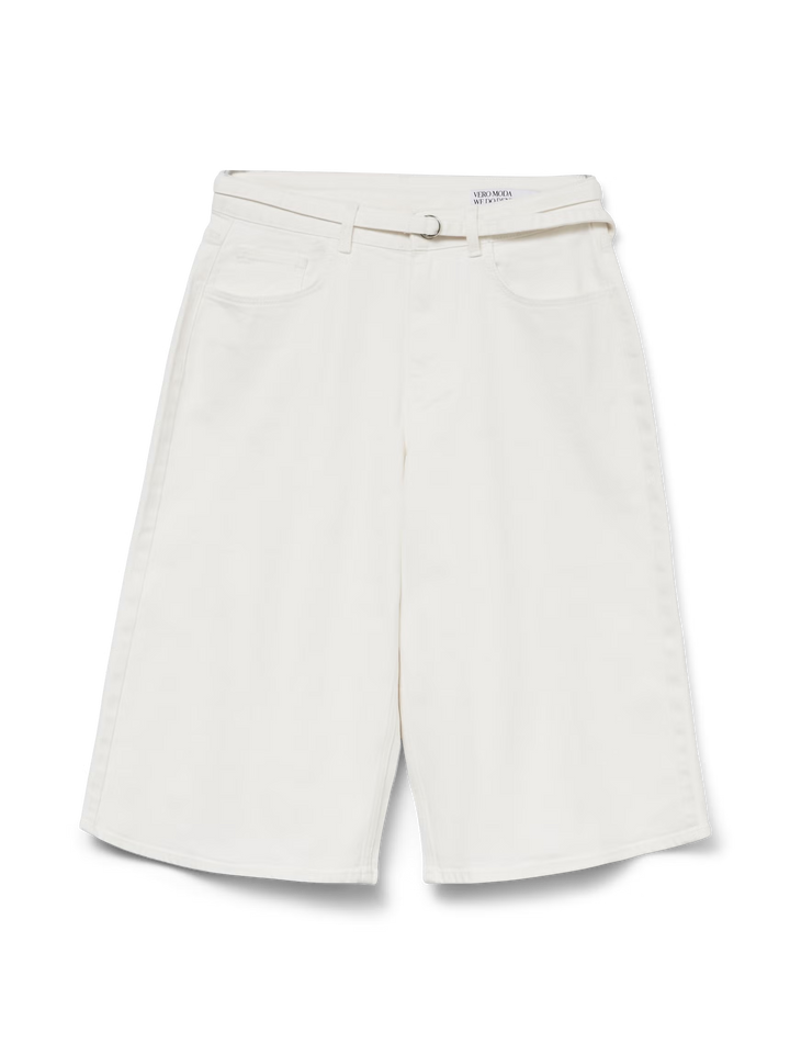 Pantaloni scurți de blugi VERO MODA, alb