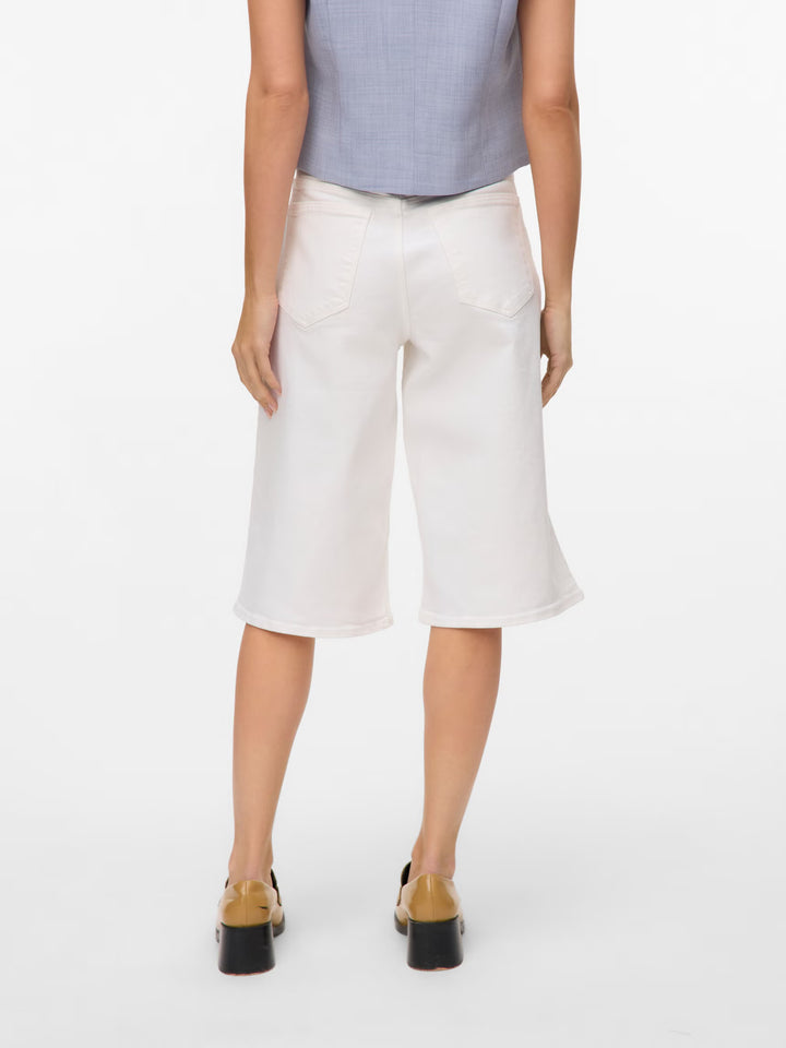 Pantaloni scurți de blugi VERO MODA, alb