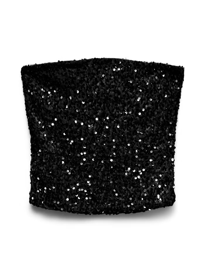 Top VERO MODA, negru