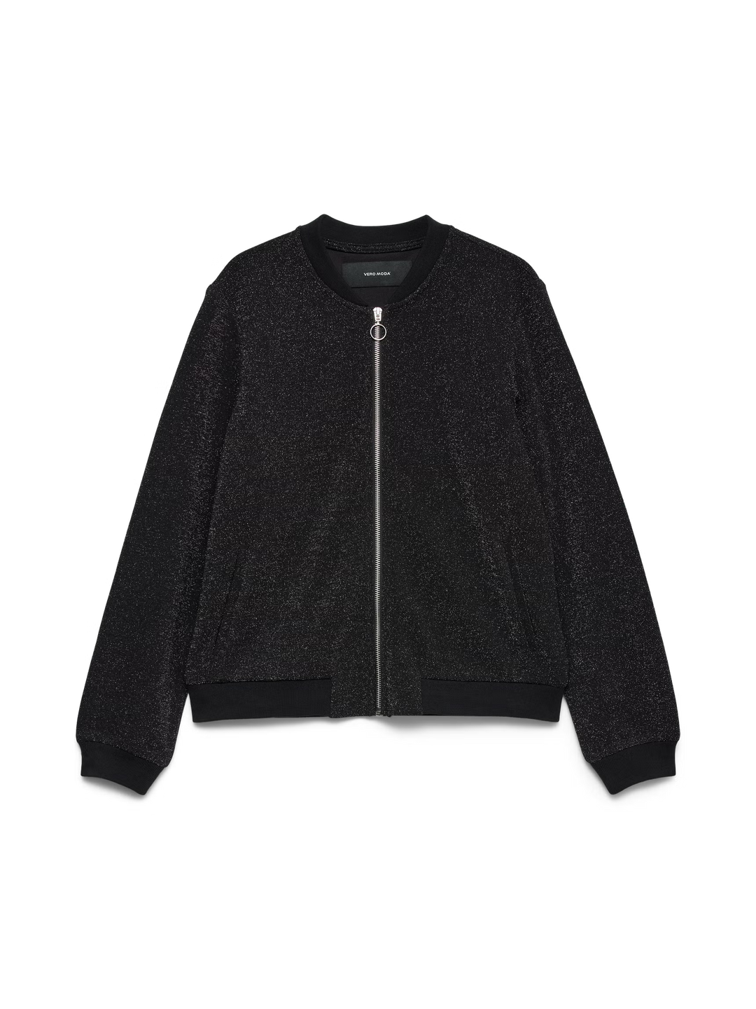 Bluză cu fermoar Vero Moda, negru