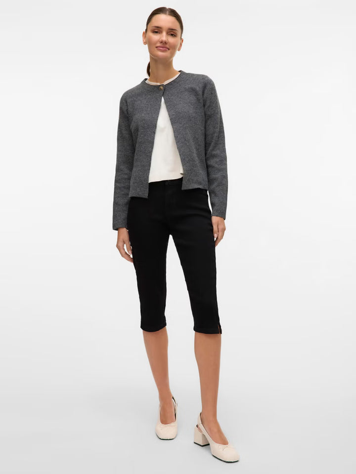 Jeans 3/4 VERO MODA, negru