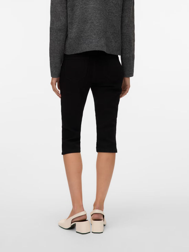Jeans 3/4 VERO MODA, negru