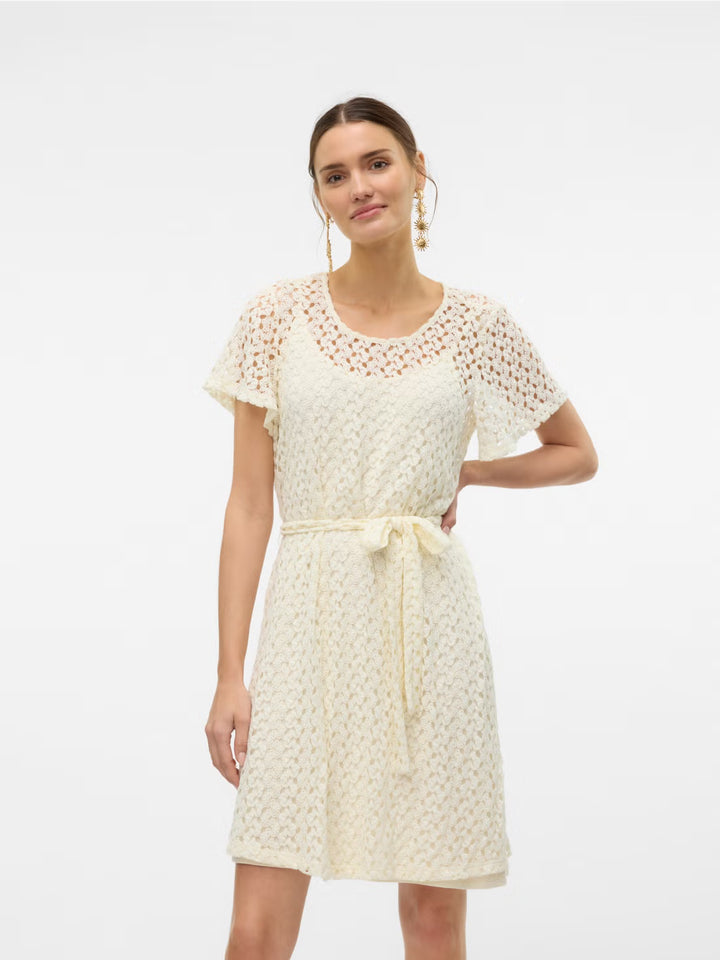 Rochie mini VERO MODA, crem