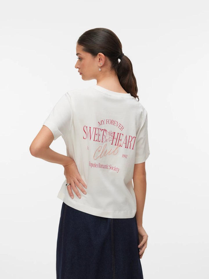 Tricou VERO MODA, alb
