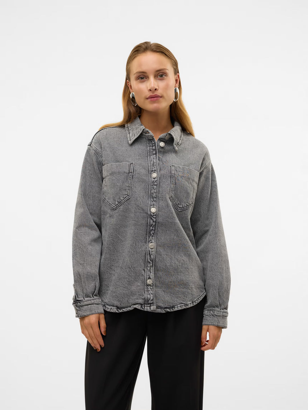 Jachetă Vero Moda, gri