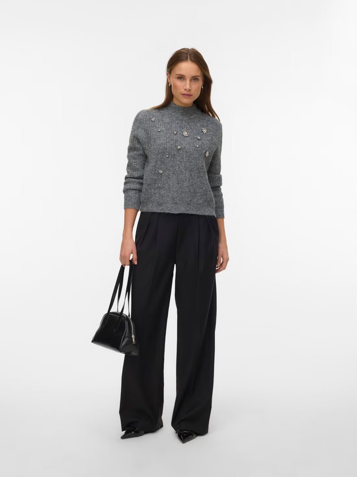 Pulover VERO MODA, gri