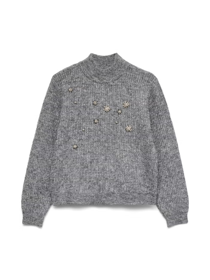 Pulover VERO MODA, gri