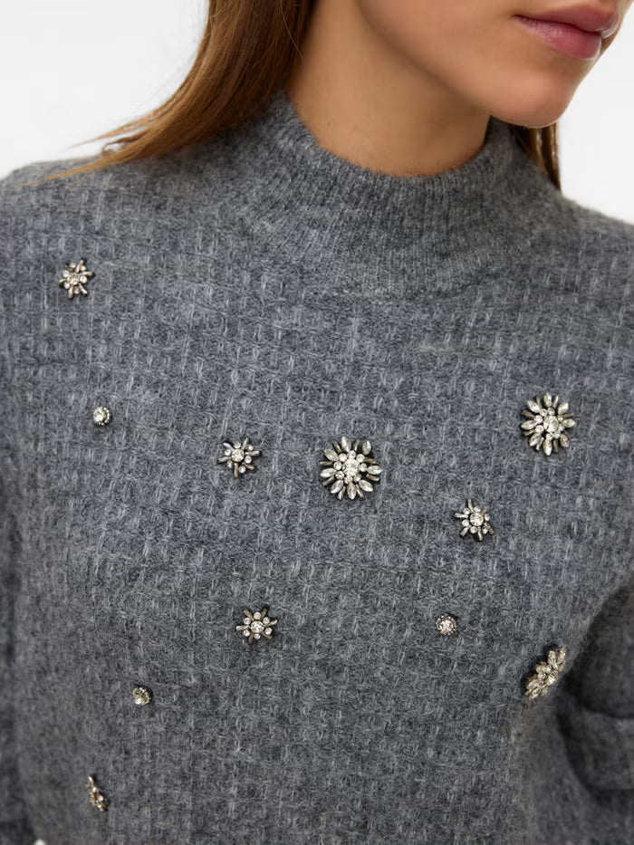 Pulover VERO MODA, gri