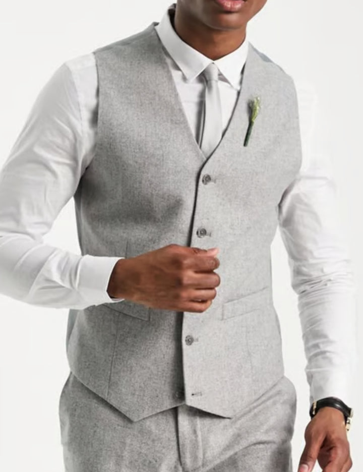 Vestă ASOS, gri