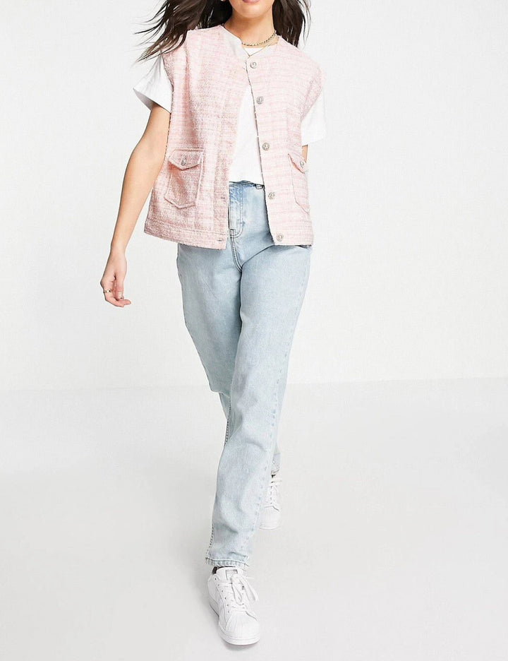 Vestă Neon Rose, roz