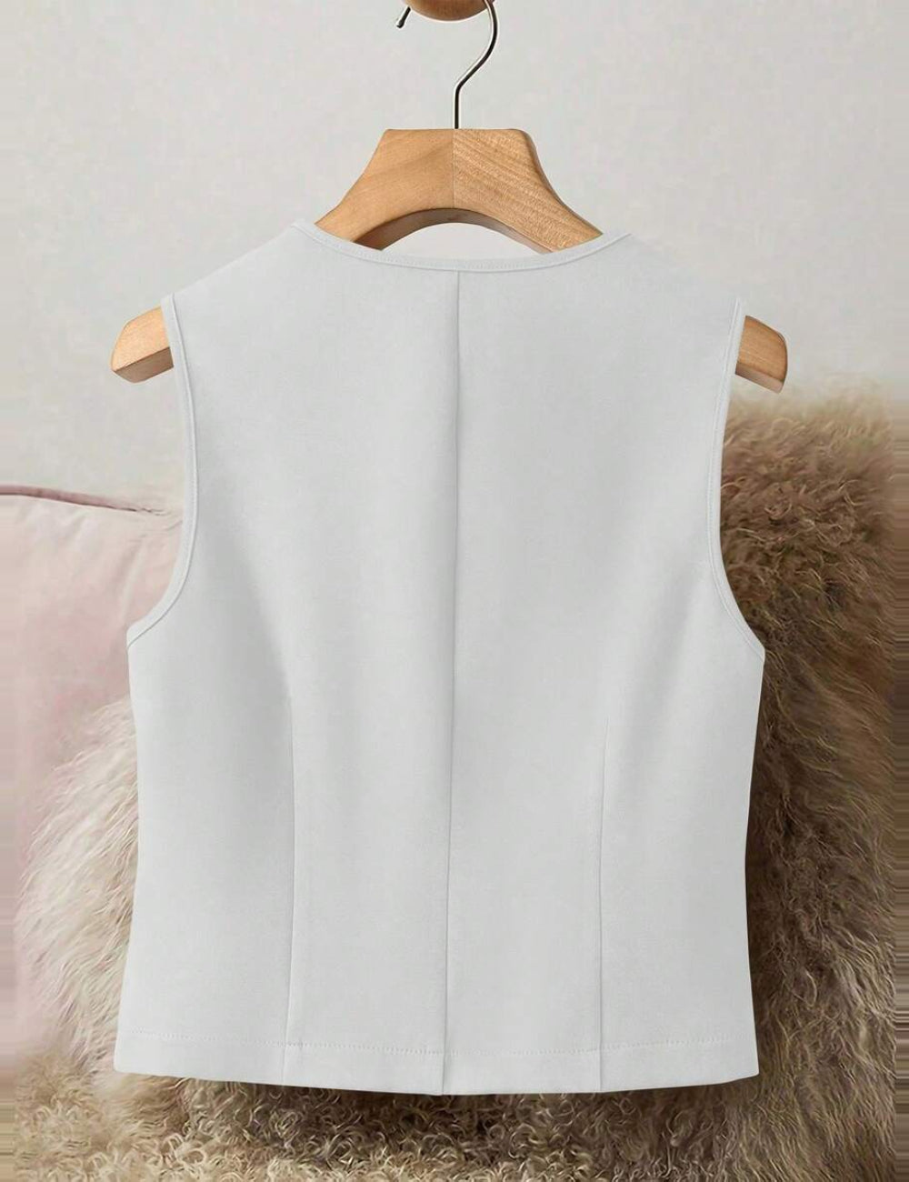Shein mellény, fehér