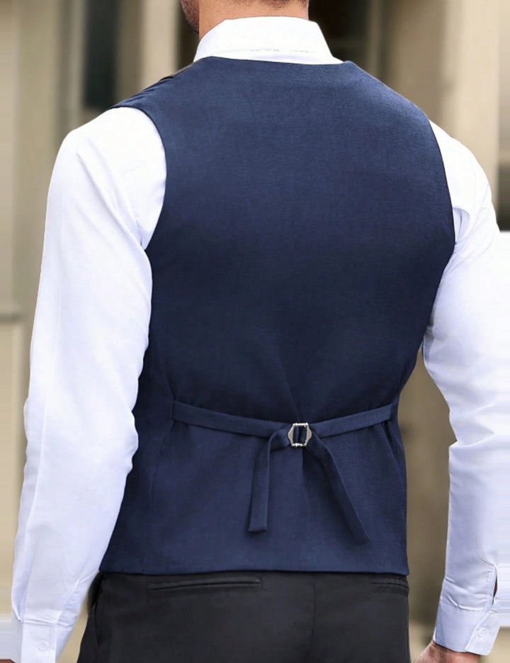 Vestă Shein MANFINITY, albastru