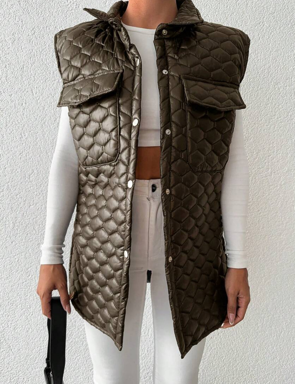 Shein mellény, fekete