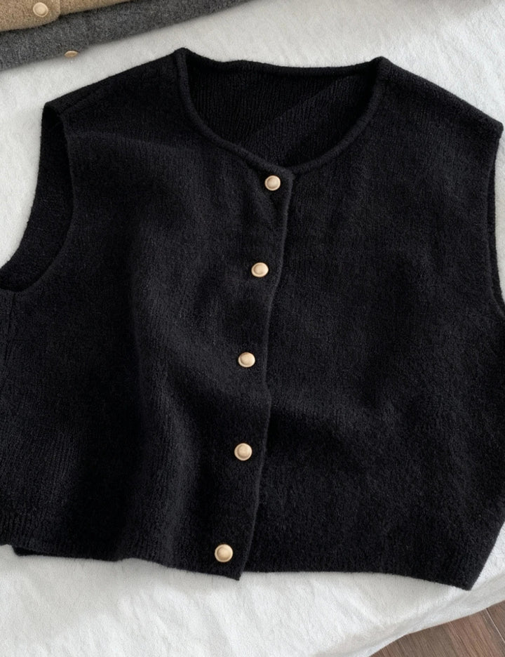 Shein mellény, fekete