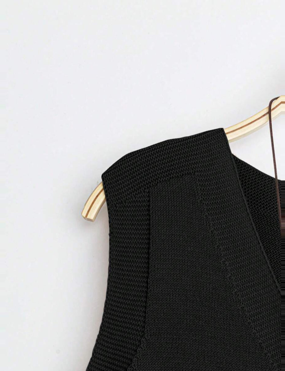 Shein Emery Rose mellény, fekete