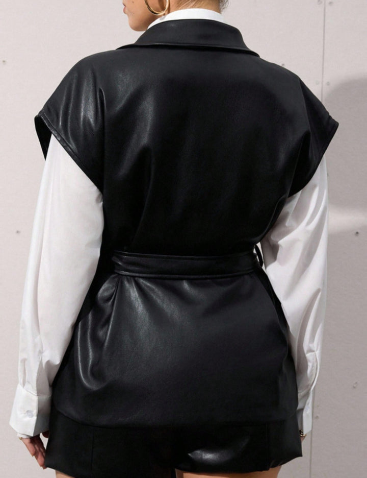 Vestă Shein Curve+, negru