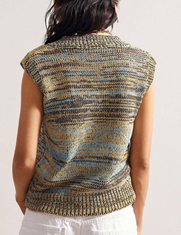 Vestă tricotată Shein, mix culori