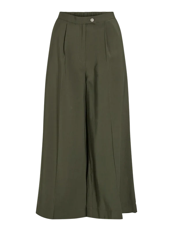 VILA nadrág, khaki színű