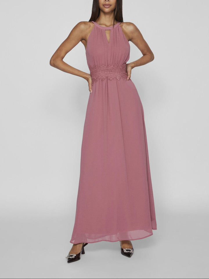 Rochie maxi Vila, roz