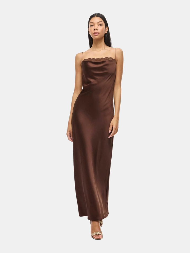 Rochie maxi VILA, maro