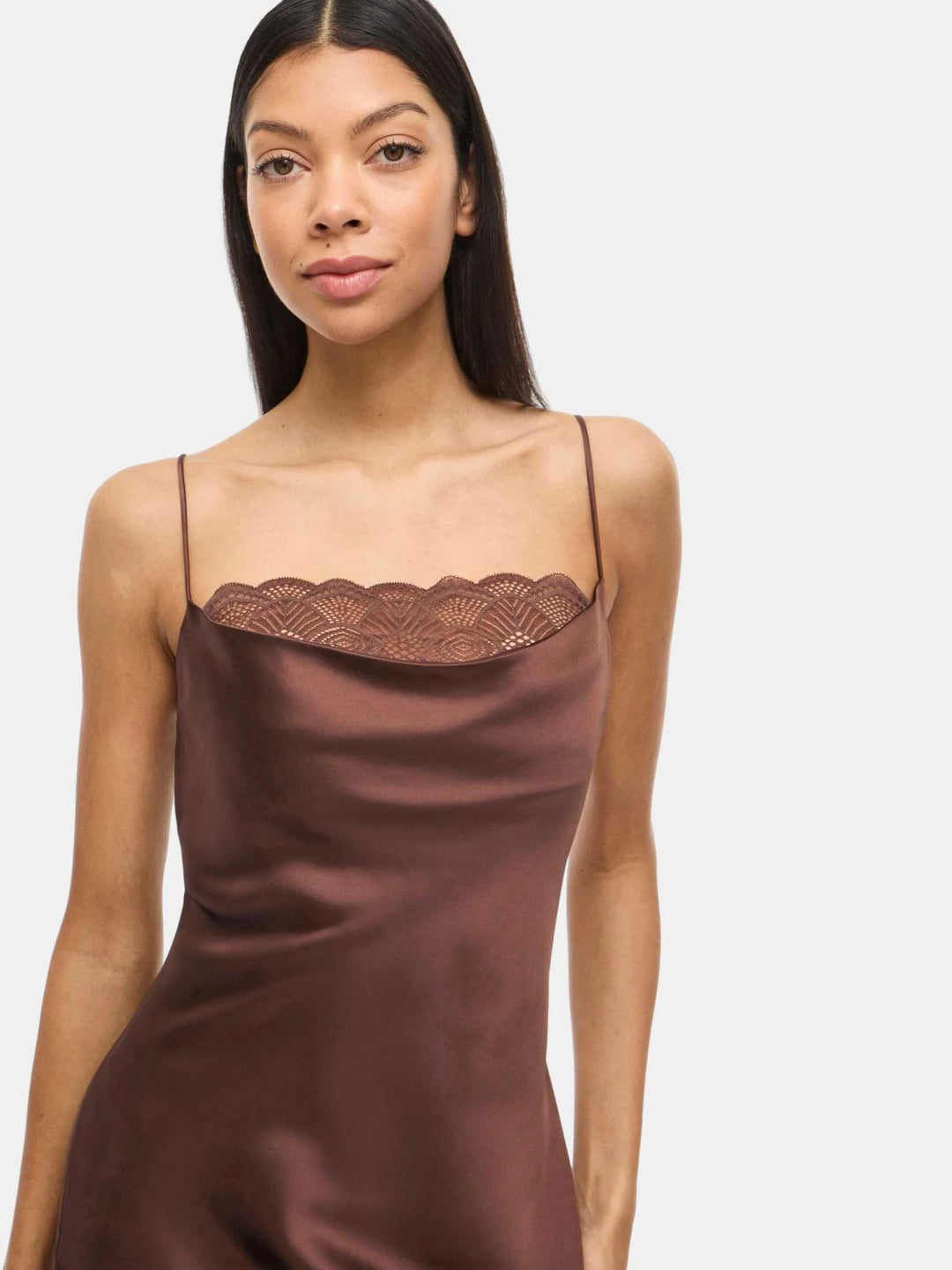 Rochie maxi VILA, maro