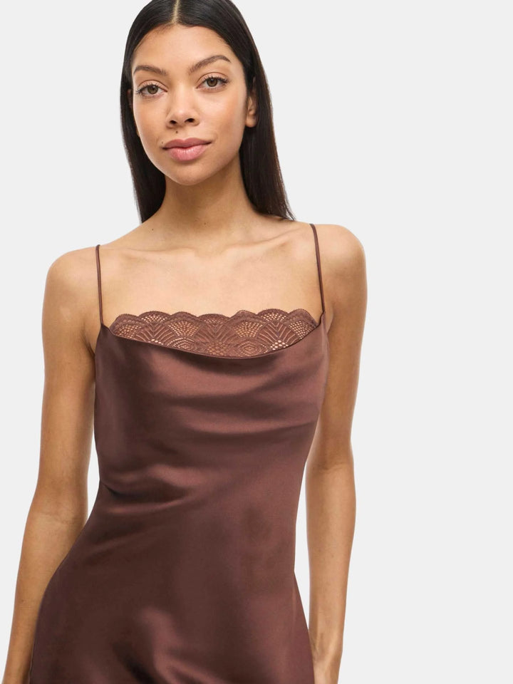 Rochie maxi VILA, maro