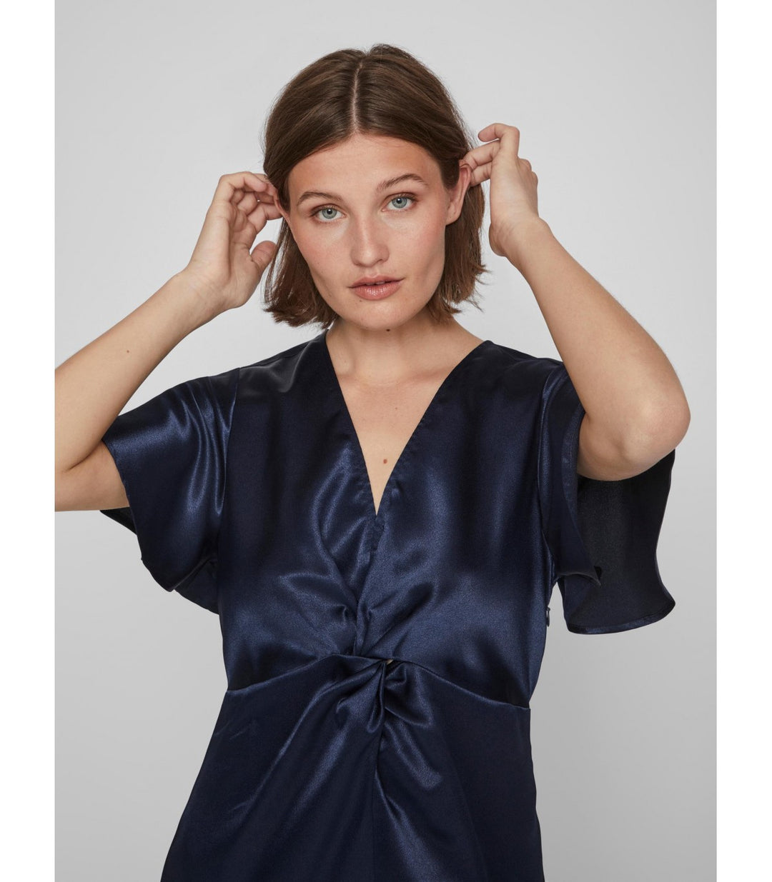Rochie maxi VILA, albastru